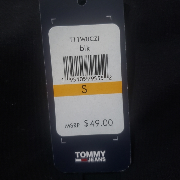 Tommy Jeans logo tape shorts in blue - Picture 6 of 6